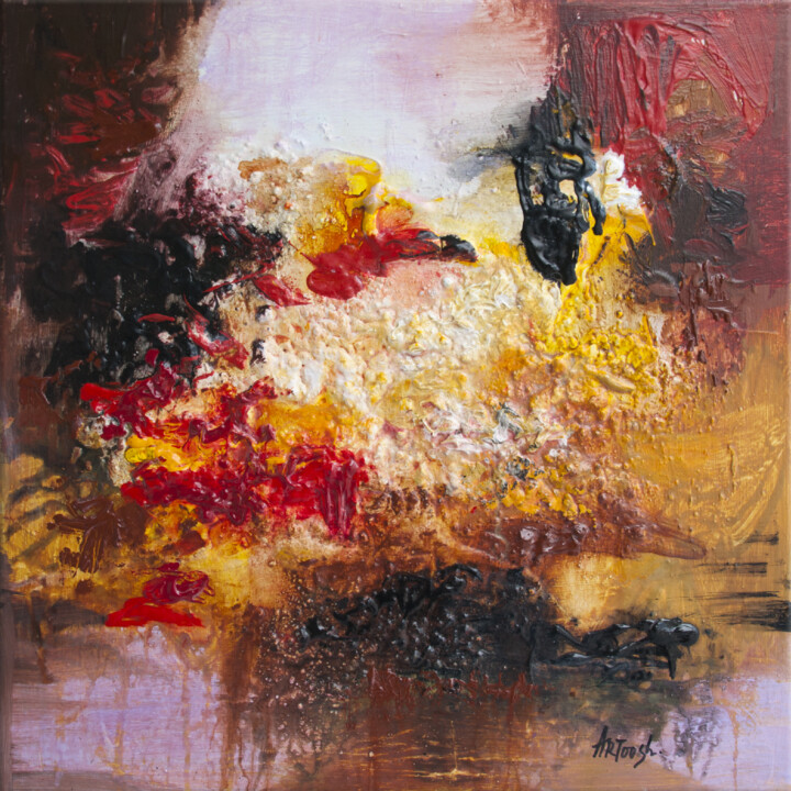 Abstrait-18-24 绘画, 19.7x19.7 in