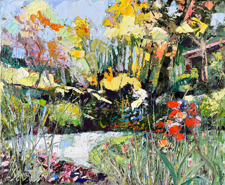 HALF ABSRACT 34 (Ne6) 绘画, 18.1x21.7 in