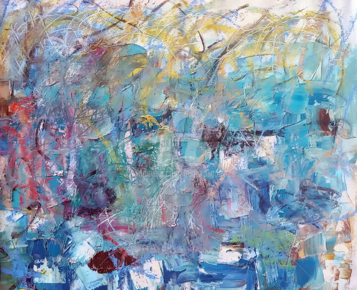 MARINE 绘画, 15x19.7 in