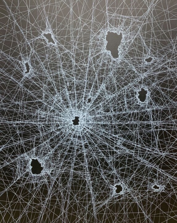 织网一 绘画, 39.4x31.5 in