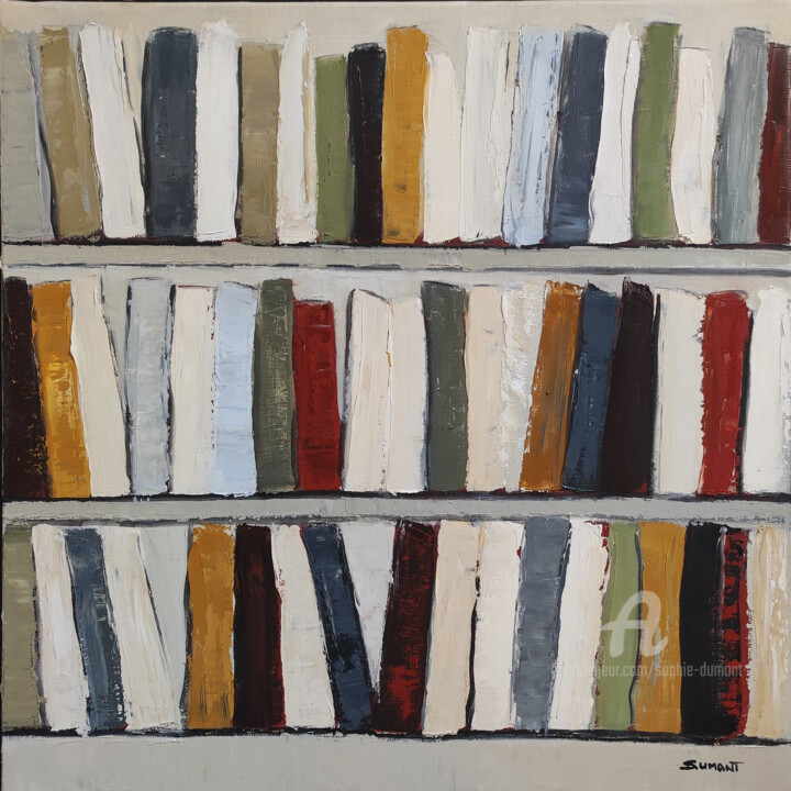 Les échos de la litterature 绘画, 19.7x19.7 in