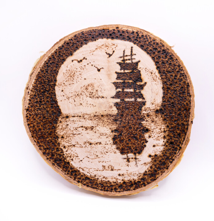 Ship 印花与版画, 3.9x3.9 in