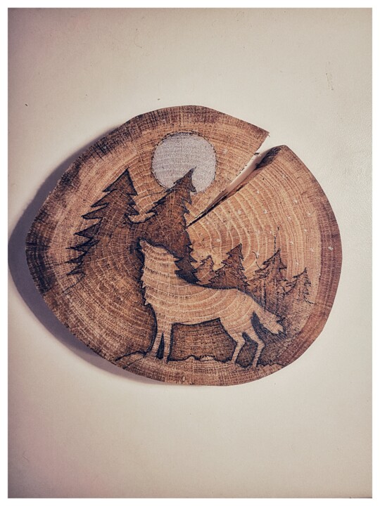 Wolf Printmaking, 7.1x7.9 in