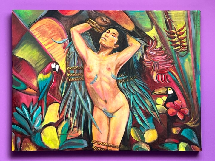 Broken Wings 绘画, 23.6x31.5 in