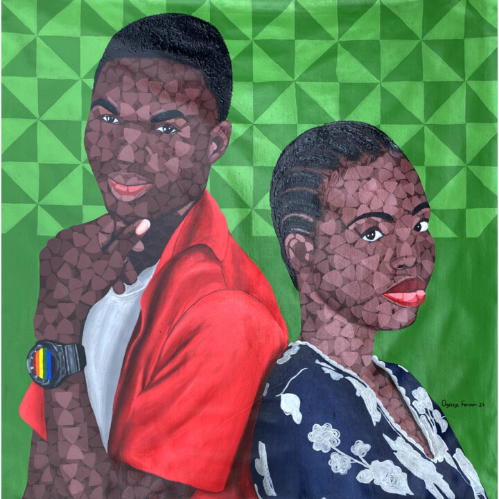 绘画,  36x36 in 
