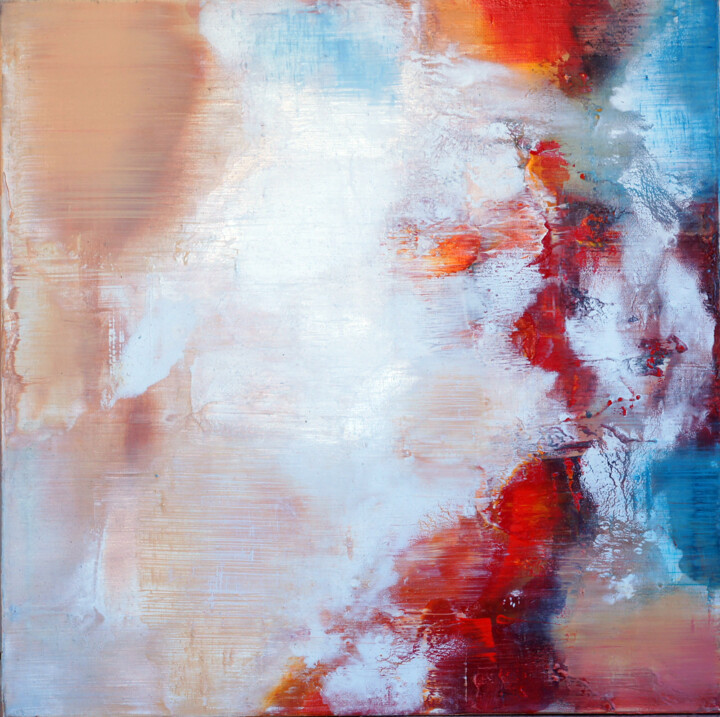 ...Ohne Titel, 100 x 100 cm 绘画, 39.4x39.4 in