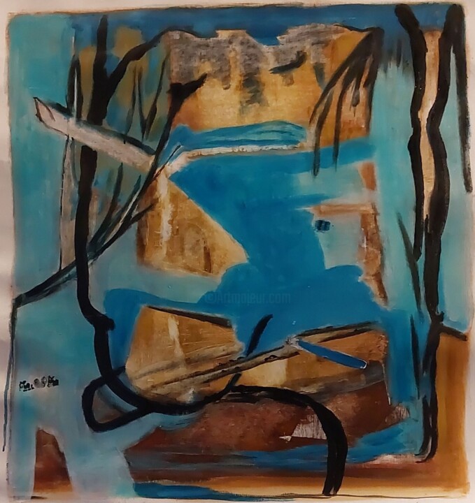 绘画,  23.2x24 in 