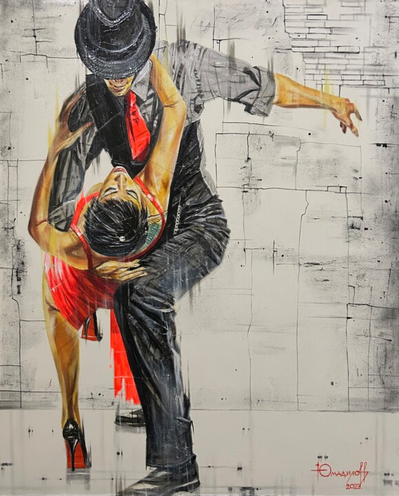 Tango 绘画, 31.5x25.6 in