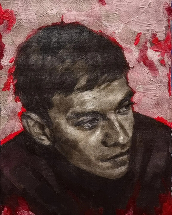 Male portrait 0424-04 绘画, 8.3x5.9 in