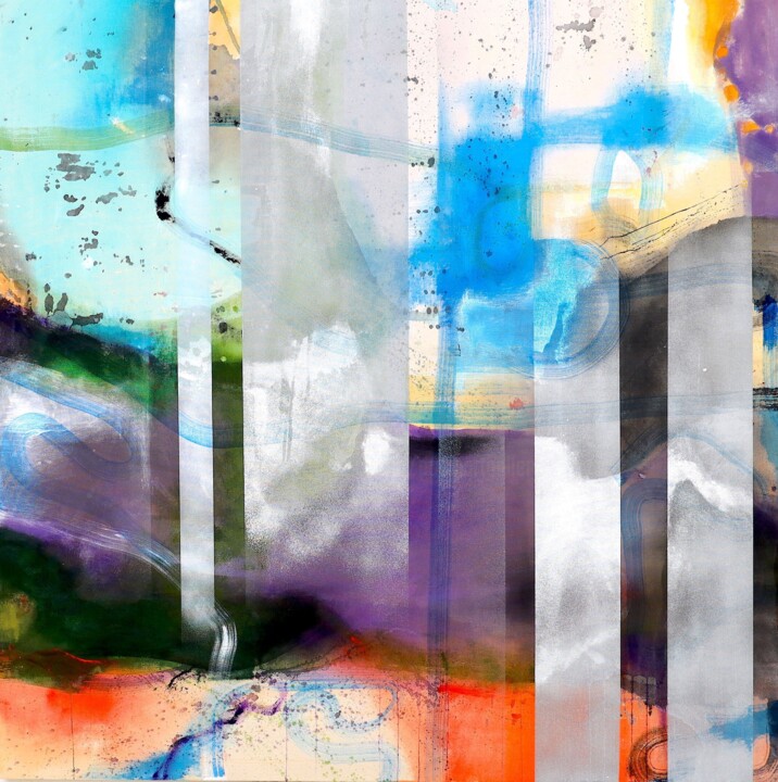 Malerei mit dem Titel "Don,t just exist, l…" von Poonam Choudhary, Original-Kunstwerk, Acryl Auf Keilrahmen aus Holz montiert