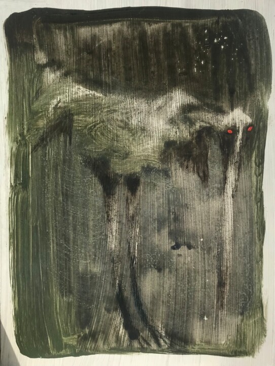 绘画,  9.5x7.1 in 