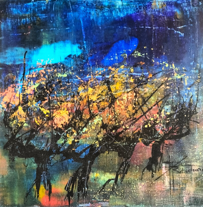 绘画,  15.8x15.8 in 
