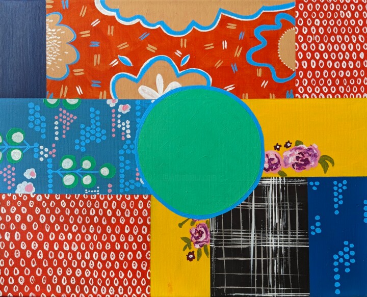 Painting titled ""Fields of oblivion"" by Maksym Rublov, Original Artwork, Acrylic