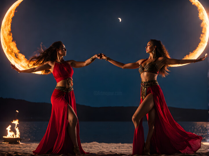 Danseuses du Feu 数字艺术