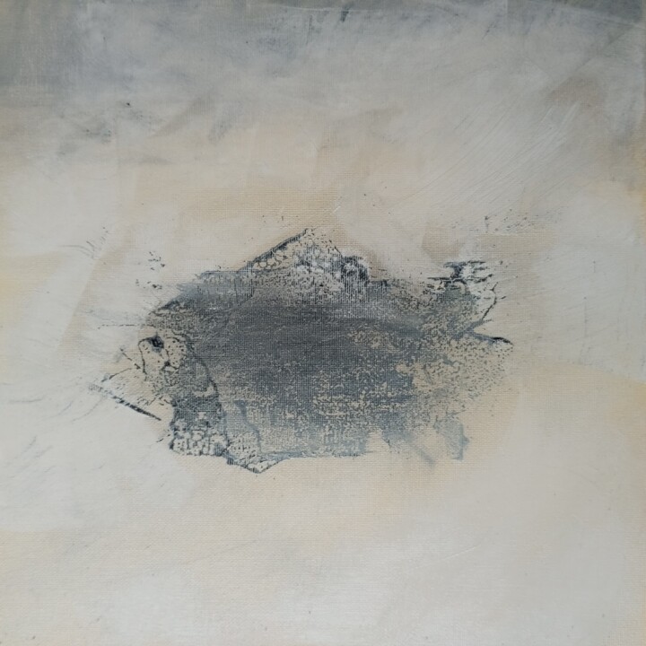 #147, 25x25cms, huile sur toile, 04-2024 绘画, 9.8x9.8 in