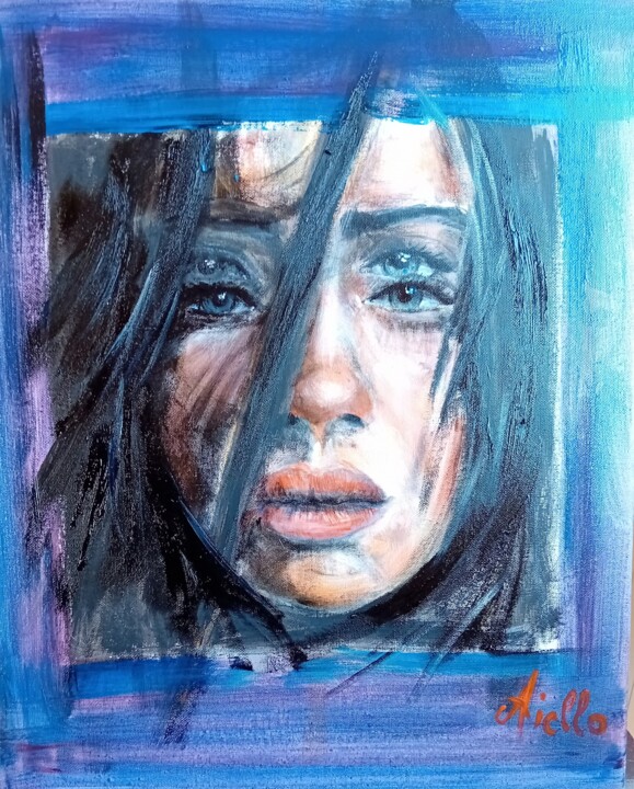 Vision d'âme 绘画, 19.7x15.8 in