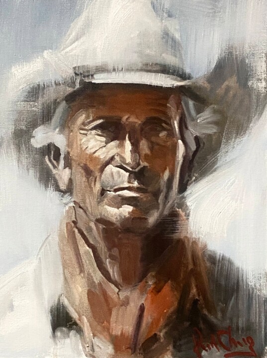 Cowboy No.56 绘画, 16x12 in