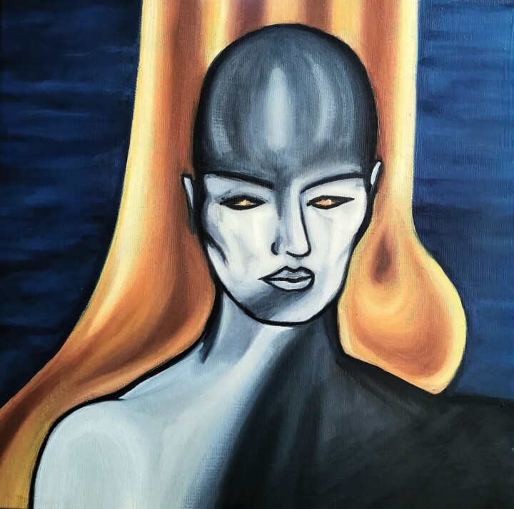 绘画,  19.7x19.7 in 
