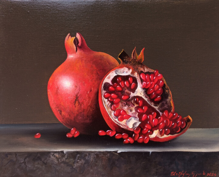 Jewel of the Orchard 绘画, 9.5x11.8 in