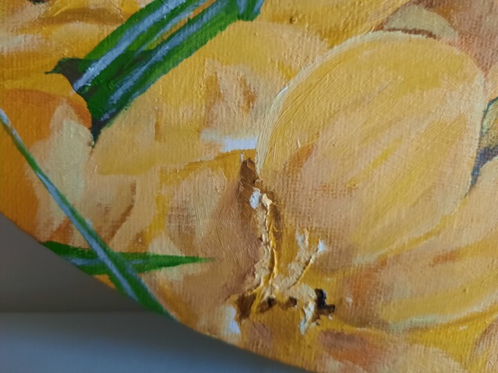 Surface ou texture de l'œuvre