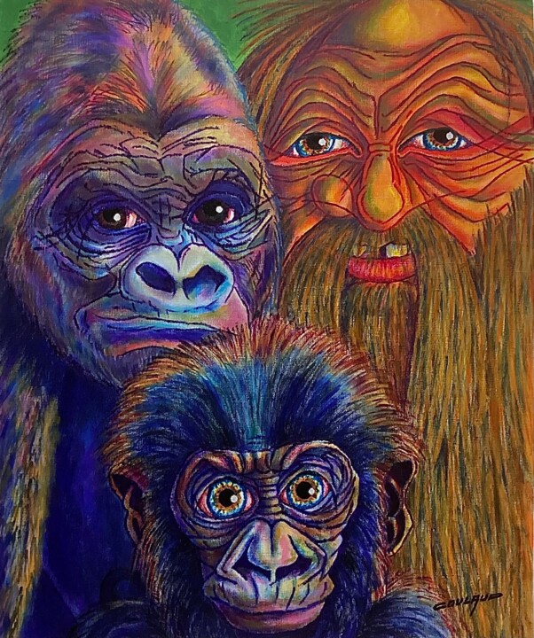 绘画,  22.1x18.1 in 