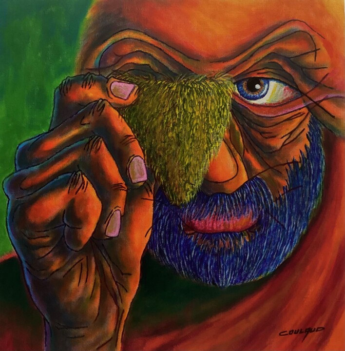 绘画,  18.5x18.1 in 