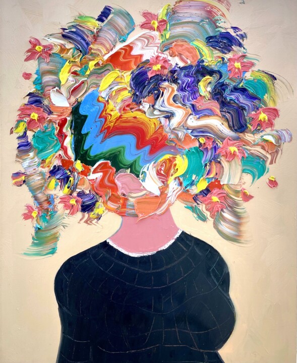 绘画,  30x24 in 