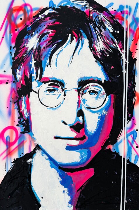 Lennon 绘画, 47.2x31.5 in