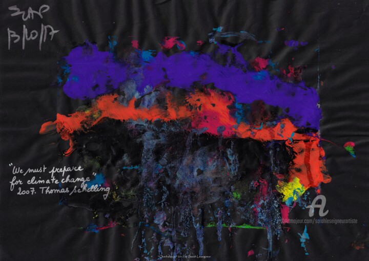 2007- Overbalance 绘画, 11.6x16.5 in