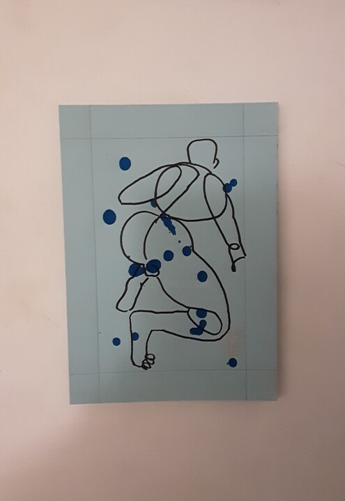 Fammi vedere I tuoi bei occhi. 绘画, 13.4x9.5 in