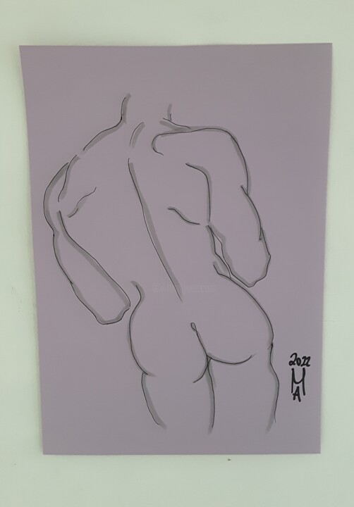 Il sogno. 绘画, 16.5x11.8 in