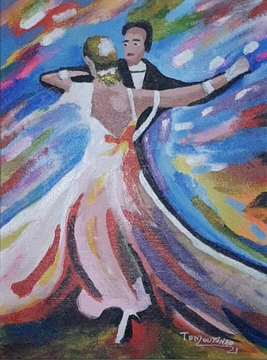 A valsa 绘画, 10.6x7.1 in