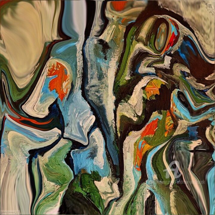 数字艺术,  36x36 in 