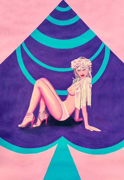 Orion Girl No 2 - Saiph 绘画, 24x16.9 in