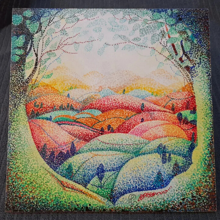 Nouveau monde 图画, 7.1x7.1 in