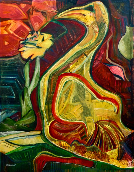 绘画,  27.6x21.3 in 