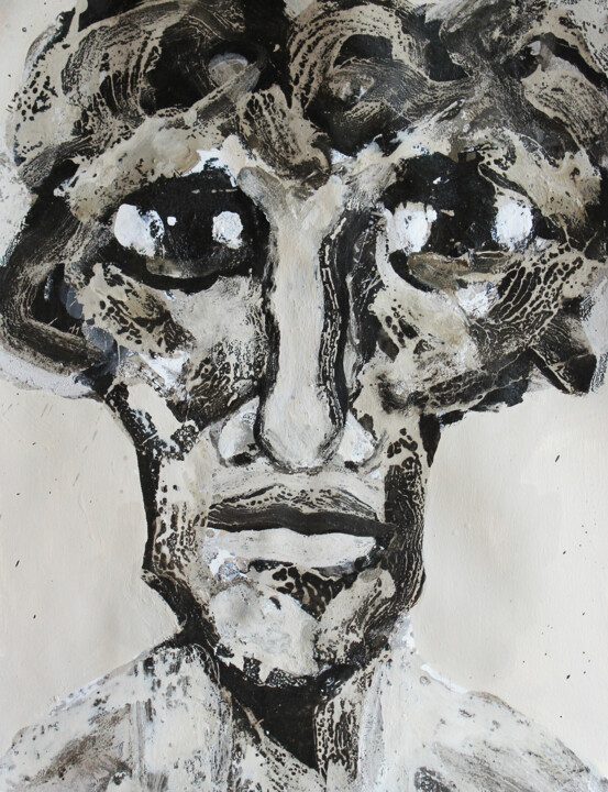 Un novelista 4. - A novelist 4. 绘画, 25.6x19.7 in