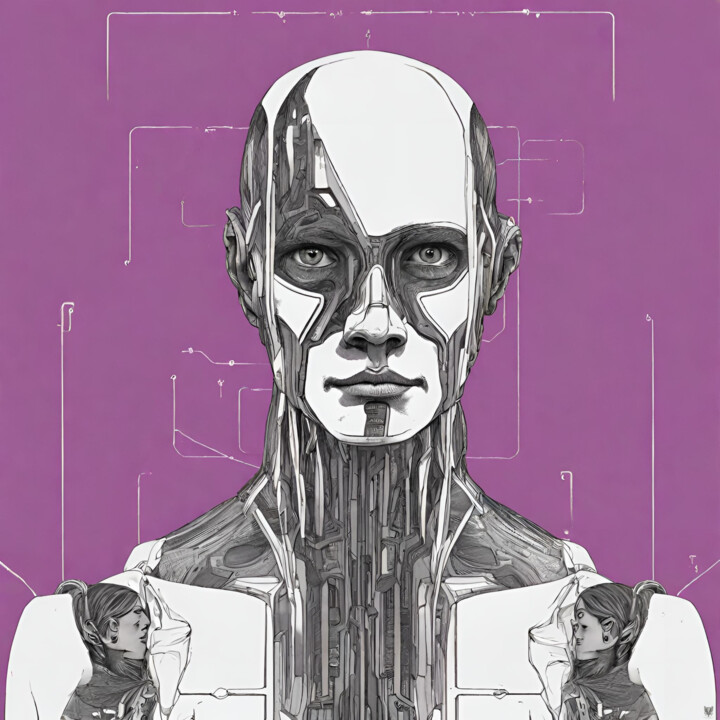 Humanoid ART - the struggle between good and evil Digital Arts