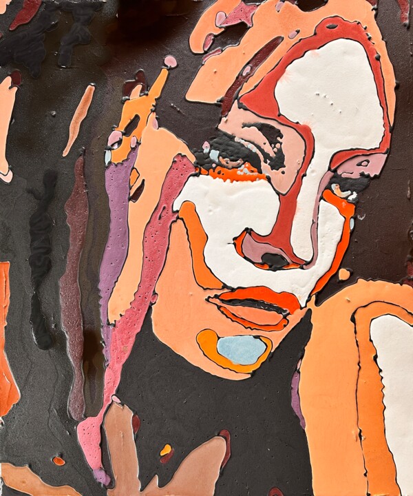 Brividi d'amore 绘画, 35.4x29.5 in