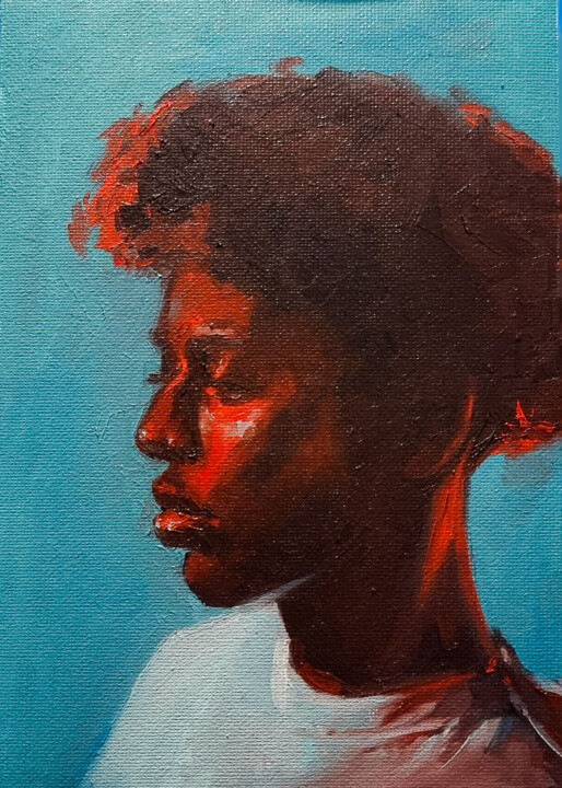 绘画,  8.3x5.9 in 