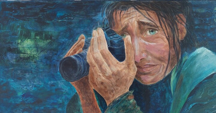 Le photographe 绘画, 15.8x31.5 in