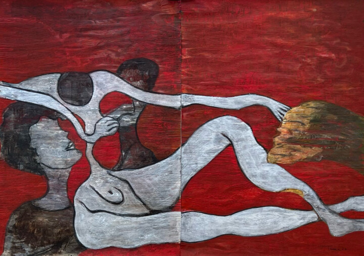 绘画,  36.6x51.2 in 
