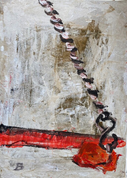 Eisenkette Schilderij, 16,5x11,8 in