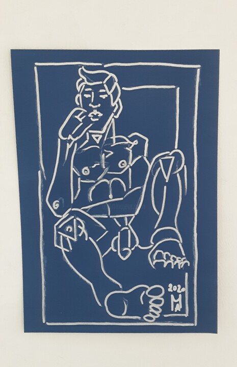 绘画,  13.4x9.5 in 