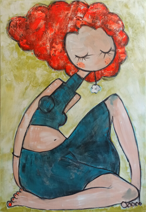 La Felisa 绘画, 39.4x27.6 in