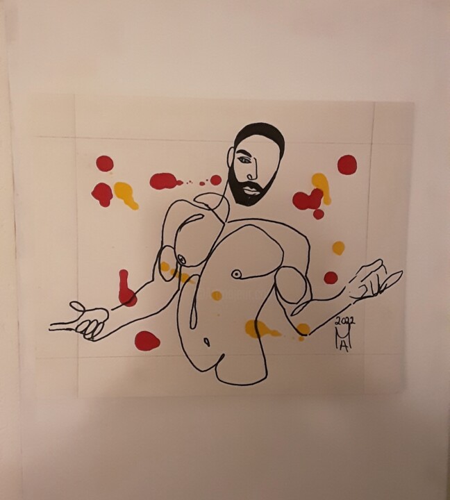 绘画,  15.8x19.7 in 