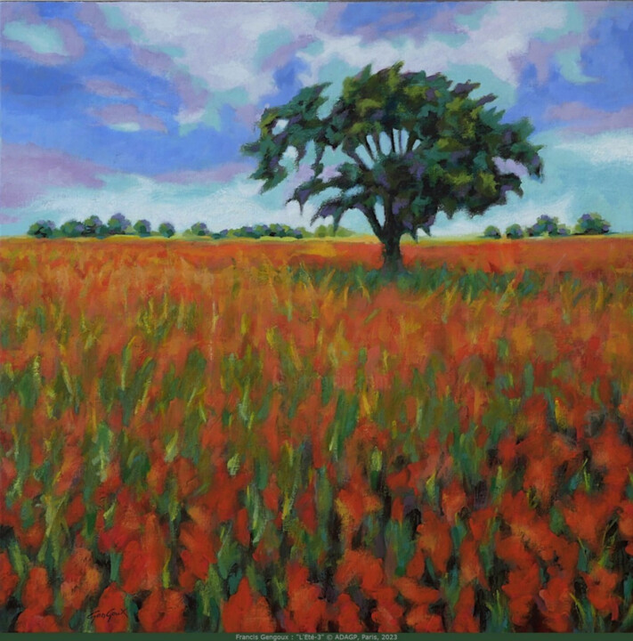 L'Eté-3 绘画, 31.5x31.5 in