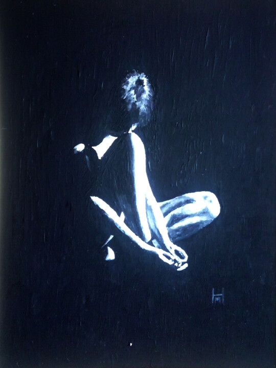 "Celia" 绘画, 16.1x12.2 in