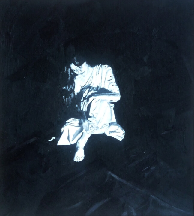 "Gudy" 绘画, 24.8x21.7 in