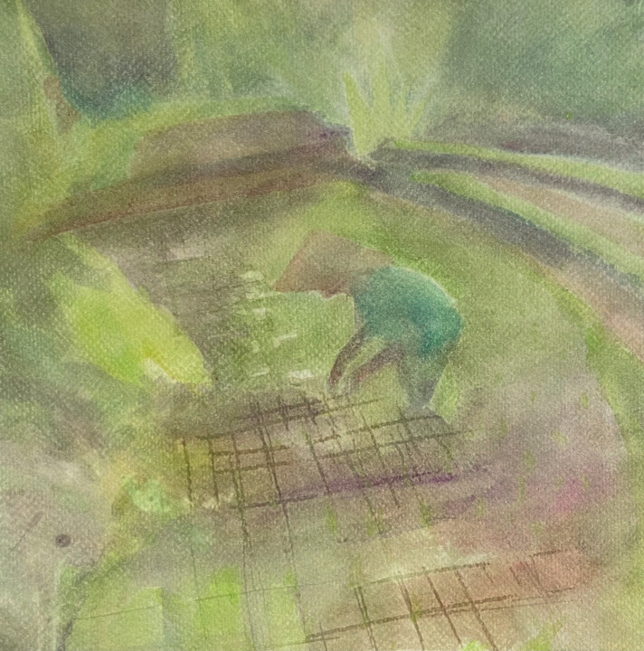 絵画,  11.8x11.8 in 